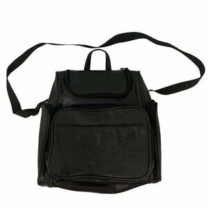 Outbrook Women's Shoulder Bag Faux Leather Nylon Organizer Adjustable Strap